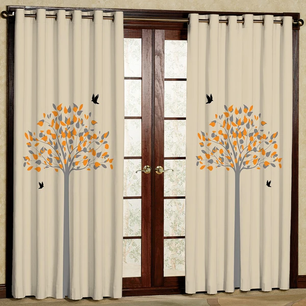 پرده مدل هازان پانچی کد 1 سایز 280x140 سانتی متر