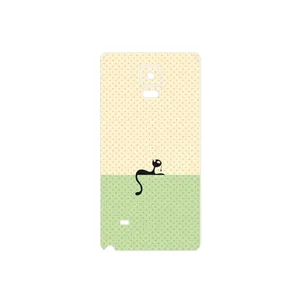 MAHOOT Minimal Internet Cat Icon Cover Sticker for Samsung Galaxy Note 4