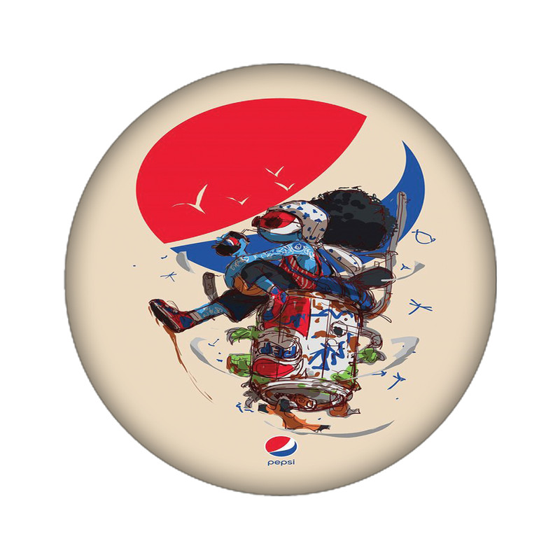 استیکر تزئینی موبایل مدل پپسی کد 3784