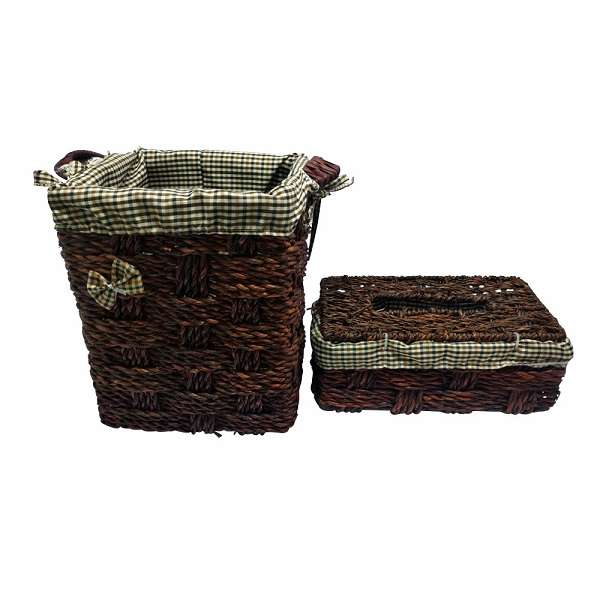 ست سطل و جای دستمال کاغذی کد 2300