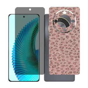 Glass together model privacy screen protector suitable for Honor X9b mobile phone with back cover sticker