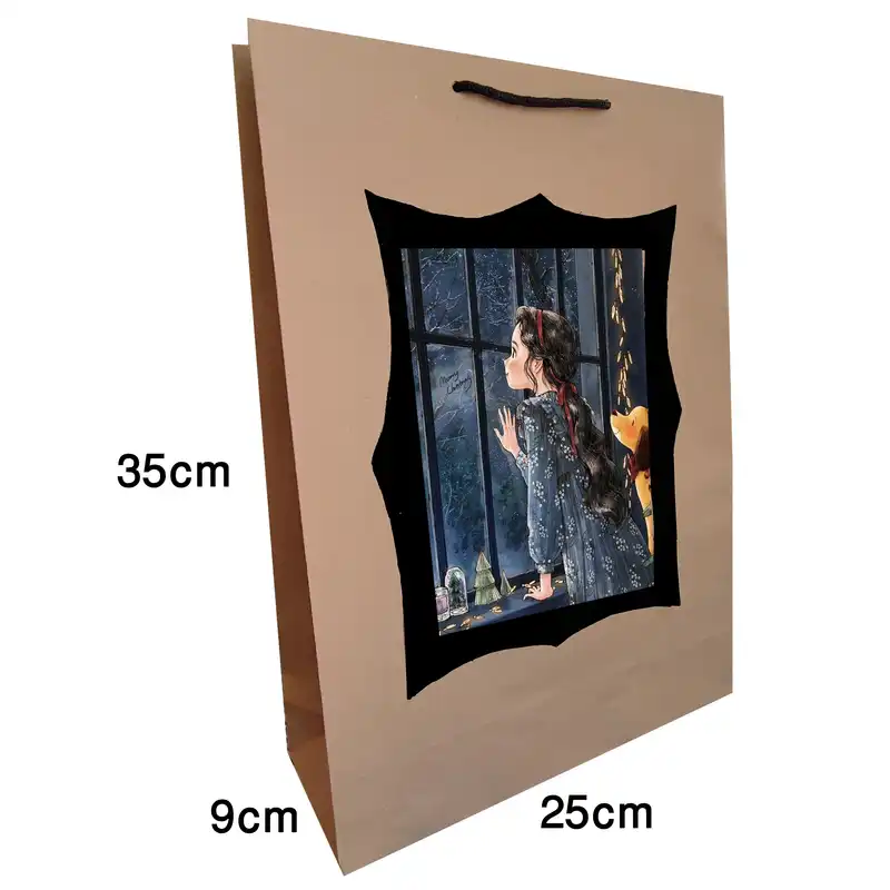 ساک هدیه مدل برف کریسمس