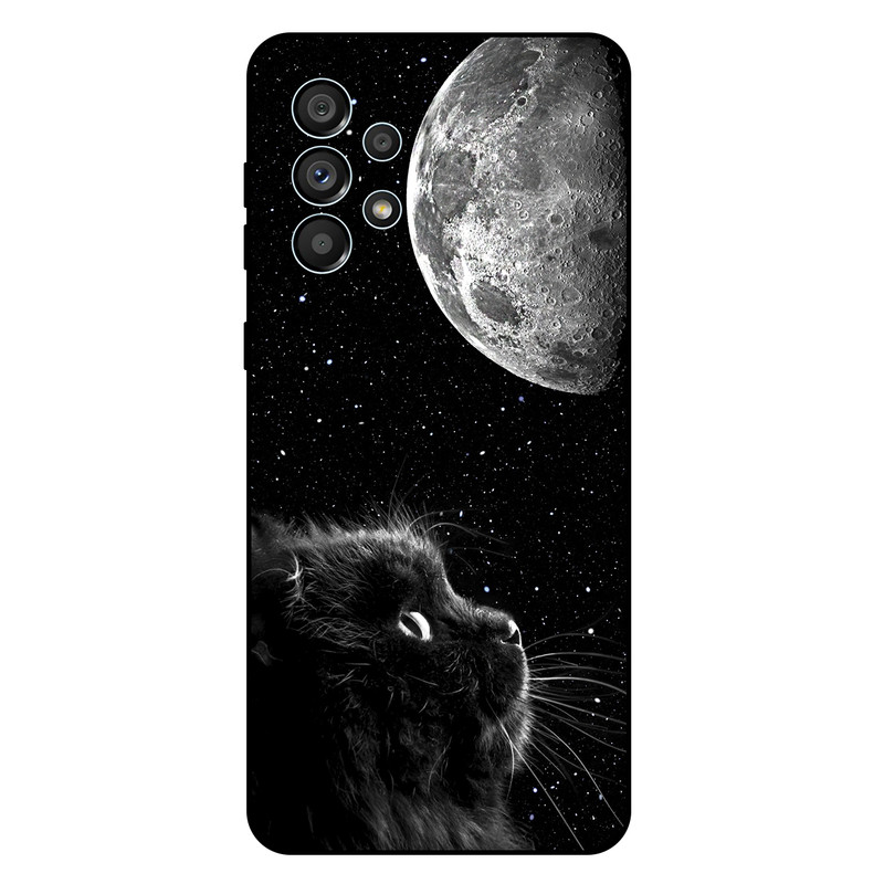   کاور مگافون طرح گربه مدل 1882 مناسب برای گوشی موبایل سامسونگ Galaxy A73 5G  