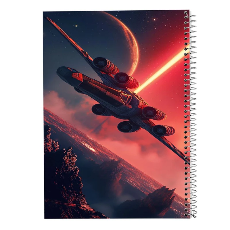 دفتر شطرنجی 50 برگ مدوپد طرح جنگ ستارگان کد DF15018