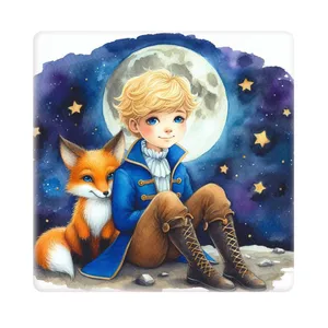 مگنت طرح شازده کوچولو و روباه کد 2000163