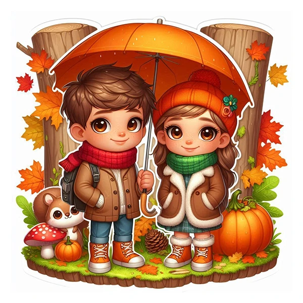 استیکر پارچه و لباس پاد آفرین طرح خواهر و برادر کد 769