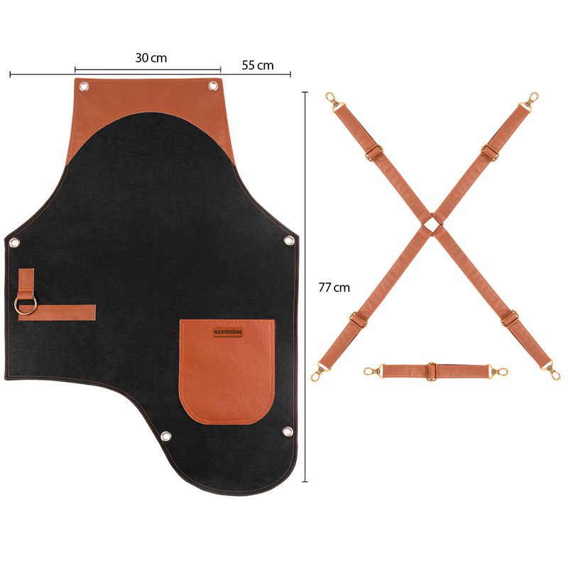 پیش بند کار نادیاهوم مدل cooking به همراه کلاه