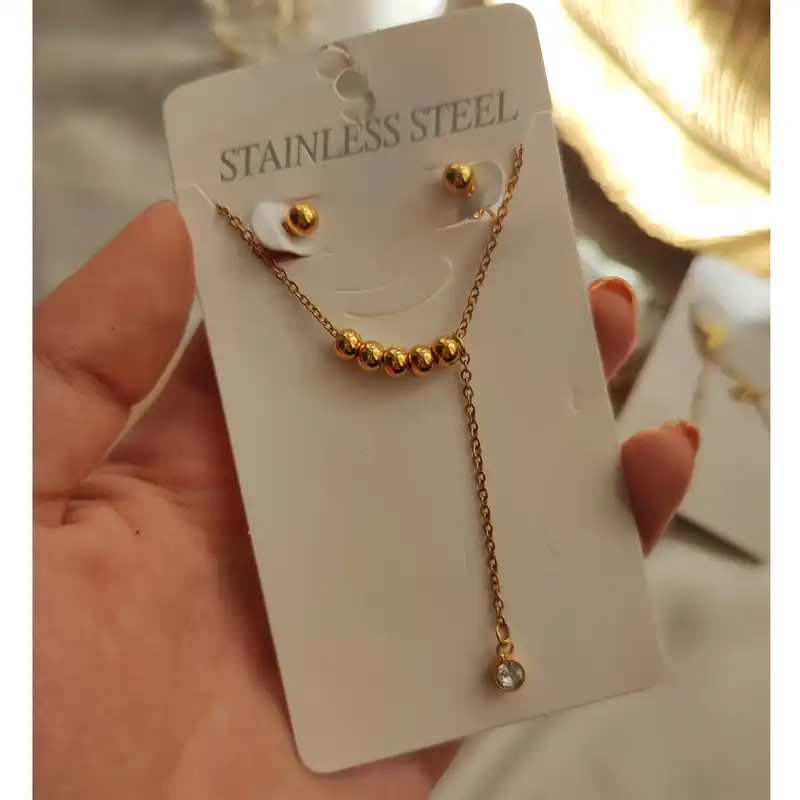 نیم ست زنانه مدل استیل گوی کد DA092