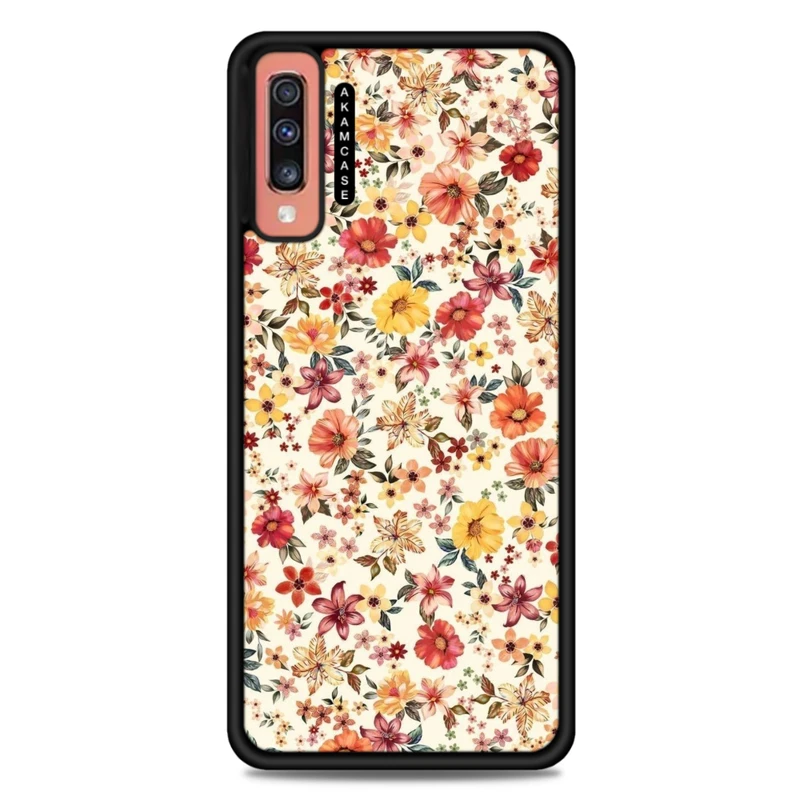کاور آکام مدل AMC-WSGA70-FLOWERS10 مناسب برای گوشی موبایل سامسونگ Galaxy A70