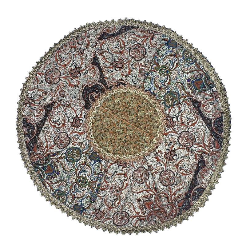   رومیزی ترمه مدل گوهر کد 2247