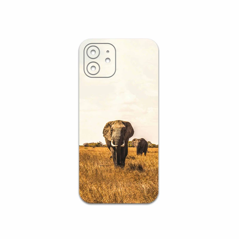 برچسب پوششی ماهوت مدل Elephant مناسب برای گوشی موبایل اپل iPhone 12