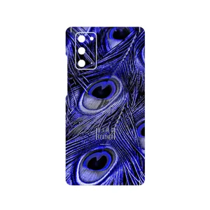 MAHOOT Purple Feather Cover Sticker for Samsung Galaxy Note 20