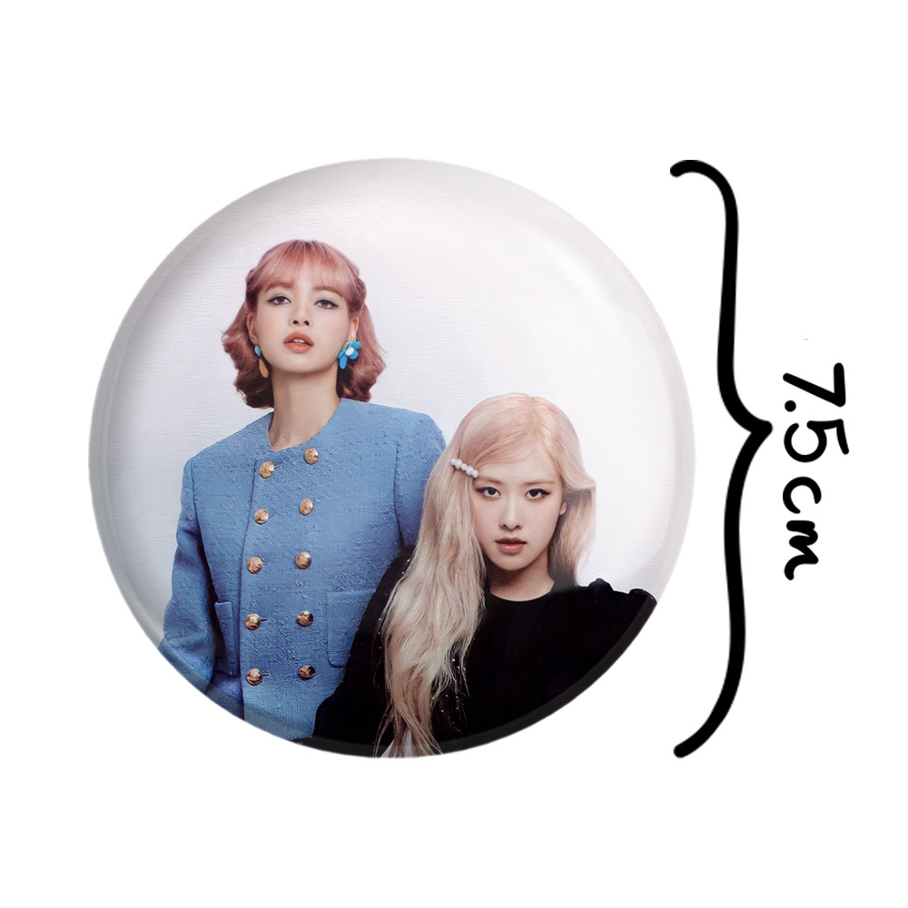 آینه جیبی خندالو طرح رزی و لیسا گروه بلک پینک Black Pink مدل تاشو کد 16713 آینه جیبی خندالو طرح رزی و لیسا گروه بلک پینک Black Pink مدل تاشو کد 16713
