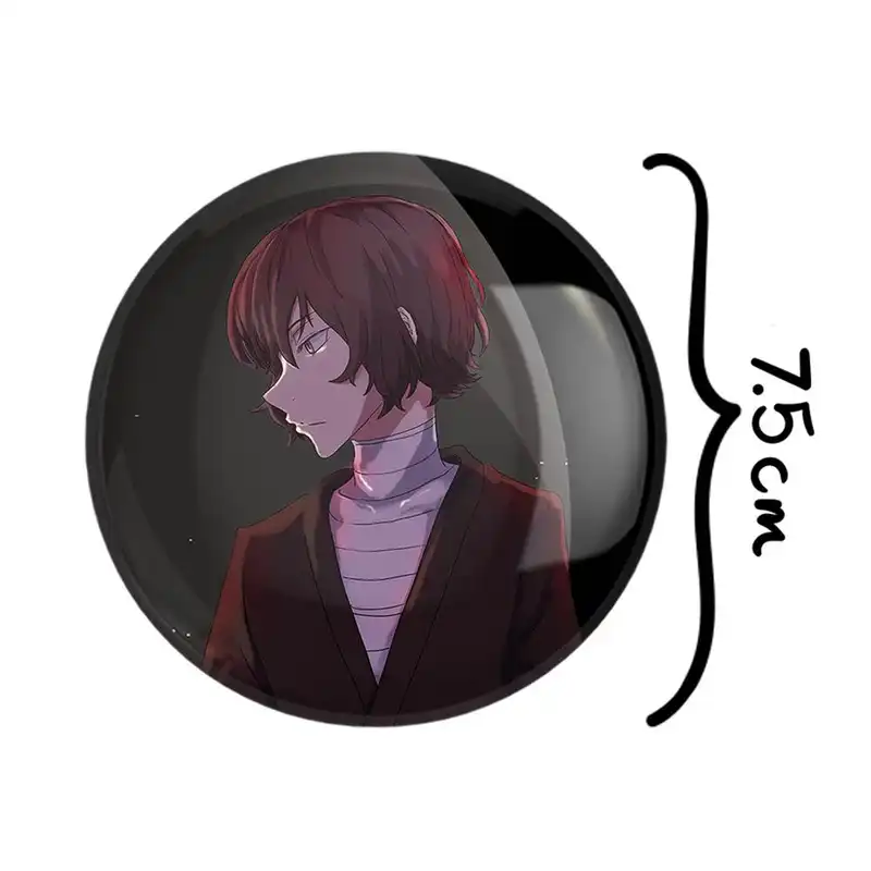 آینه جیبی خندالو مدل دازای اوسامو انیمه سگ های ولگرد بانگو  کد 13681