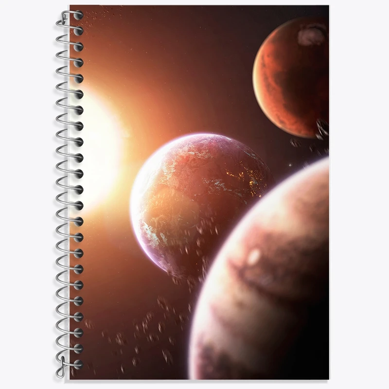 دفتر لغت 50 برگ خندالو طرح کهکشان کد F1835