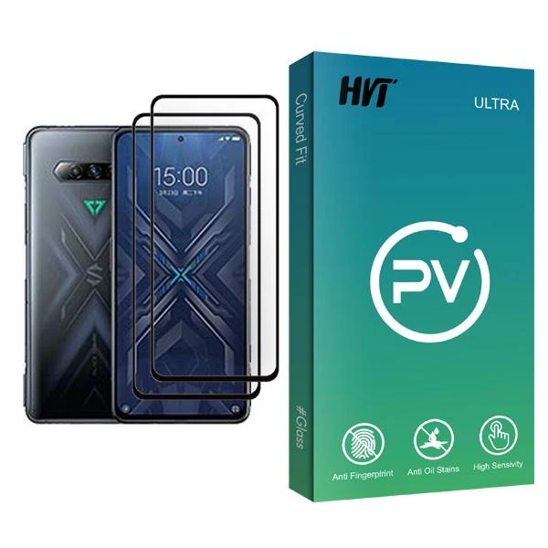 محافظ صفحه نمایش اچ وی تی مدل PV Glass MIX002 مناسب برای گوشی موبایل شیائومی Black Shark 4 Pro بسته دو عددی