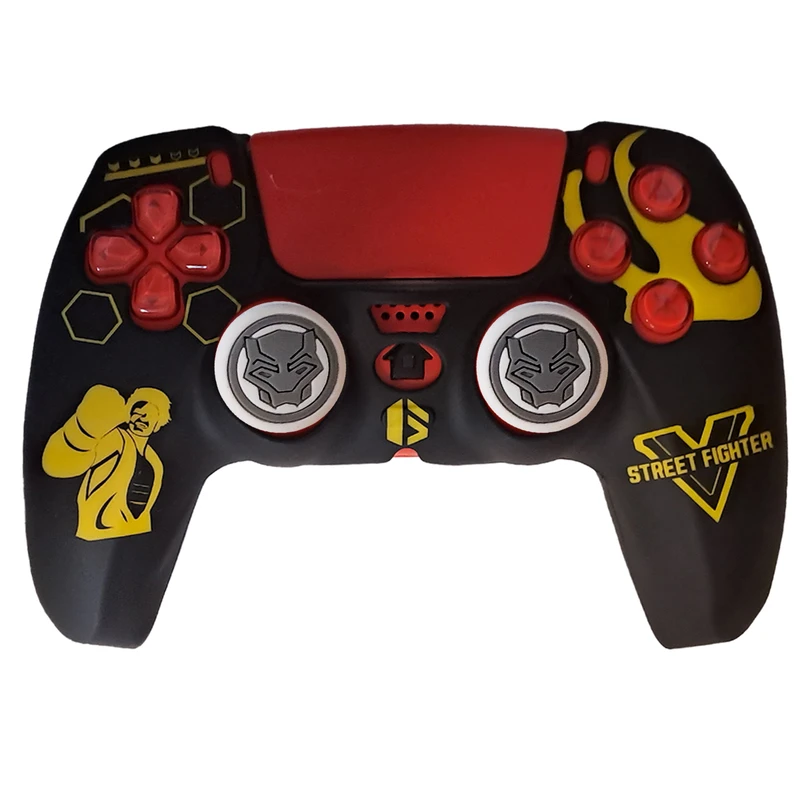 محافظ دسته بازی پلی استیشن 5 مدل STREET FIGHTER PS5226 به همراه روکش آنالوگ