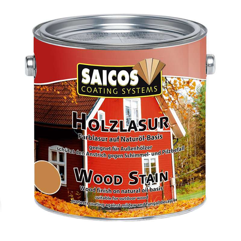 رنگ چوب فضای خارج سایکوز مدل 01728 Cedar حجم 2.5 لیتر