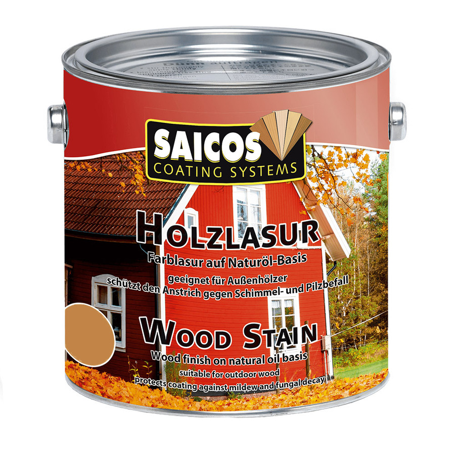 رنگ چوب فضای خارج سایکوز مدل 01728 Cedar حجم 2.5 لیتر