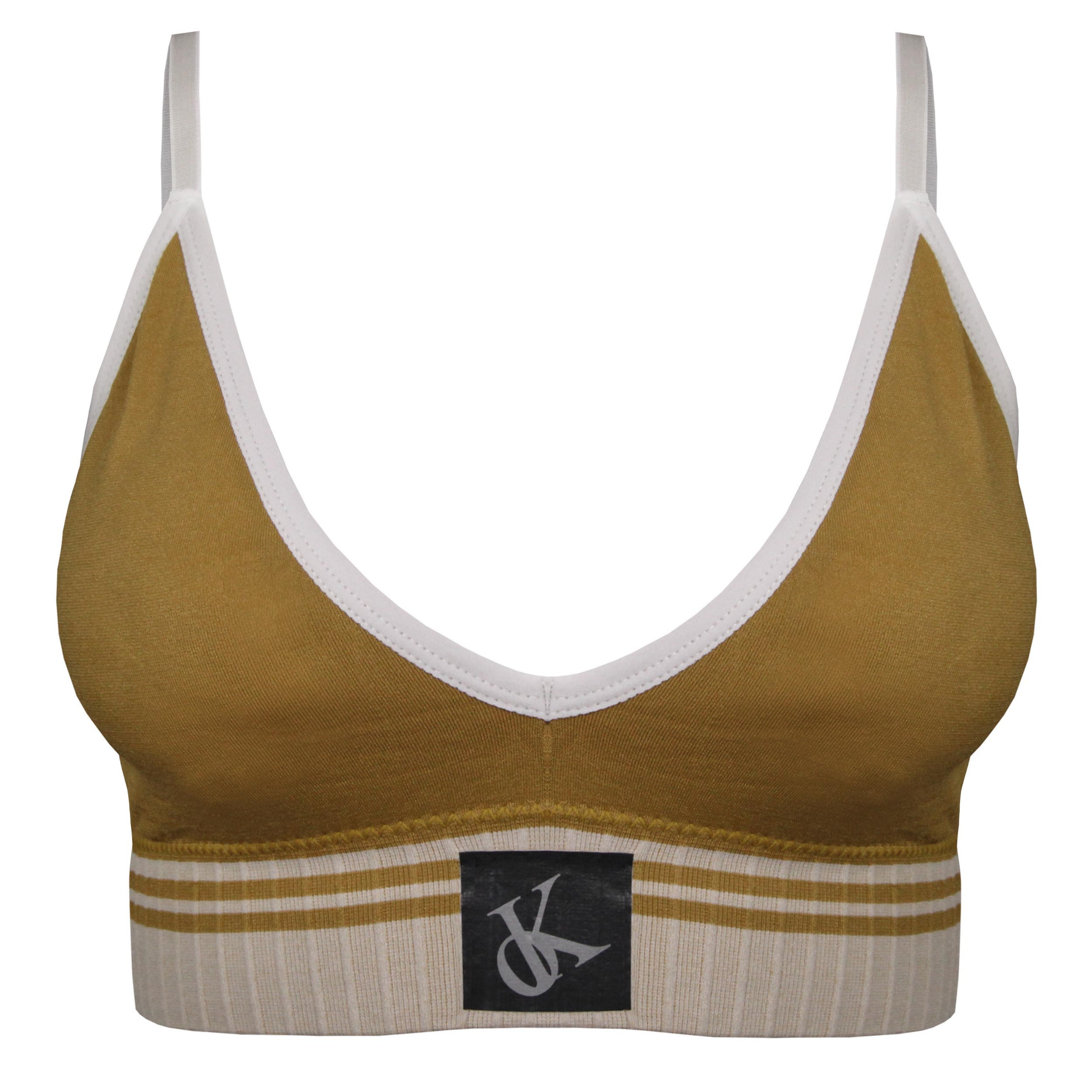 ست نیم تنه و شورت ورزشی زنانه ماییلدا مدل بدون فنر پددار کد 4751 رنگ خردلی