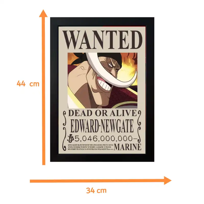 تابلو طرح انیمه وان پیس مدل EDWARD.NEWGATE
