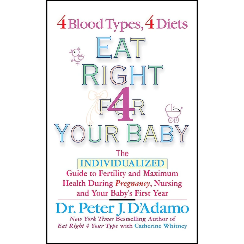 کتاب Eat Right for Your Baby اثر Dr. Peter J. D'Adamo and Catherine Whitney انتشارات Berkley