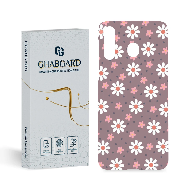 کاور قاب گارد طرح گل مناسب برای گوشی موبایل سامسونگ Galaxy M30