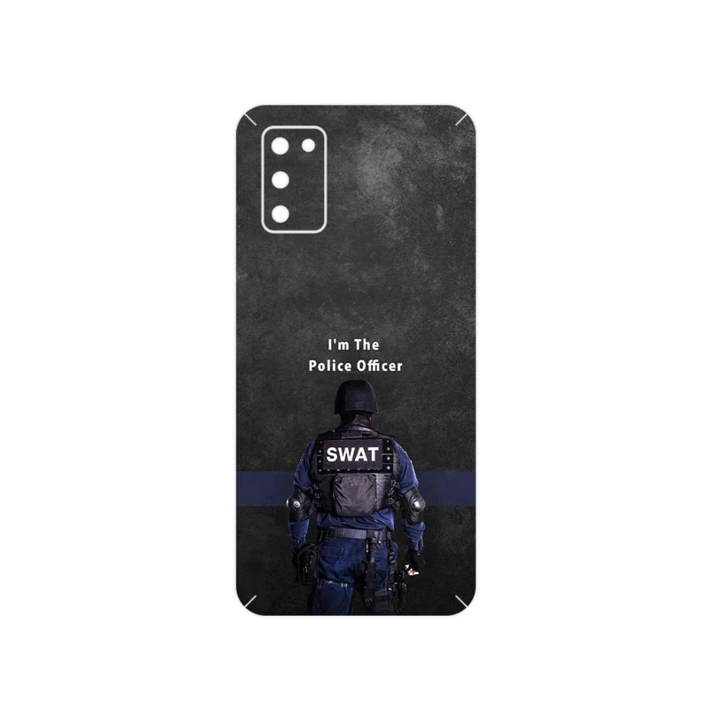 برچسب پوششی ماهوت مدل Police Officer مناسب برای گوشی موبایل سامسونگ Galaxy A03S