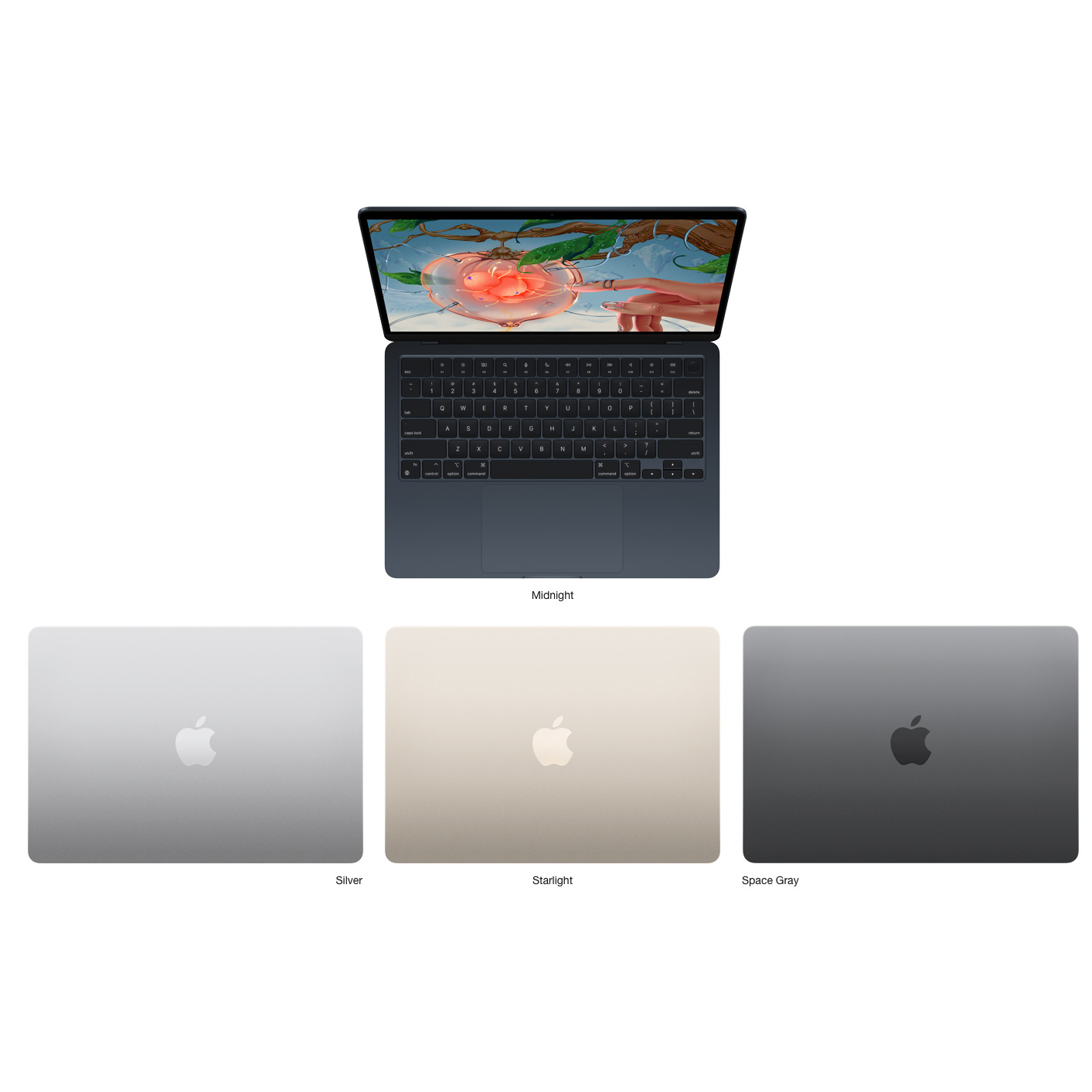 لپ تاپ 13.6 اینچی اپل مدل MacBook Air 2022-M2-8GB RAM-256GB SSD لپ تاپ 13.6 اینچی اپل مدل MacBook Air 2022-M2-8GB RAM-256GB SSD