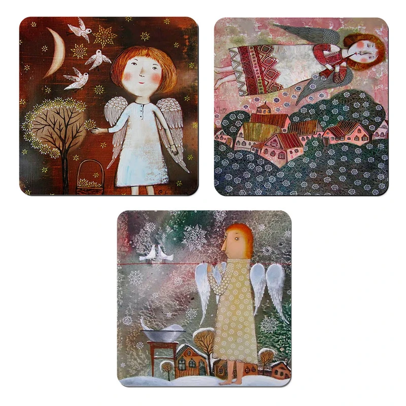 مگنت صباطرح مدل فرشته کد M1310 مجموعه 3 عددی