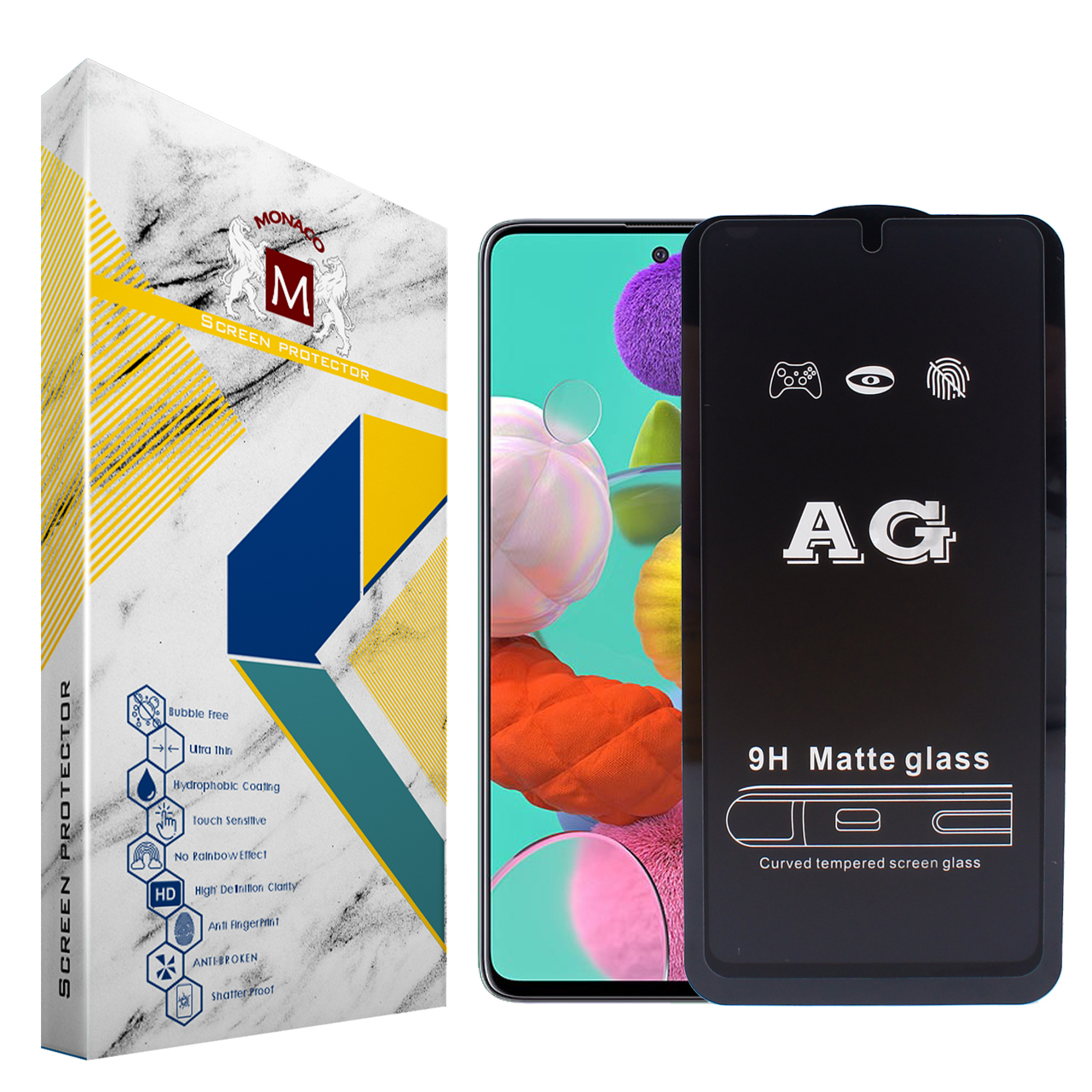 محافظ صفحه نمایش مات موناکو MT010 مناسب برای گوشی موبایل سامسونگ Galaxy A51