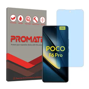 Promate Resistant model anti-blue screen protector suitable for Xiaomi Poco F6 Pro mobile phone
