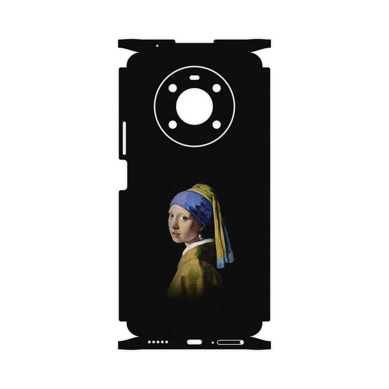 برچسب پوششی ماهوت مدل Girl with a Pearl Earring of Vermeer-FullSkin مناسب برای گوشی موبایل آنر X9 4G