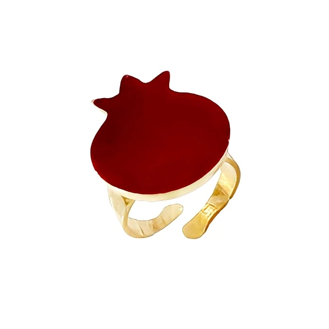 انگشتر زنانه مدل انار شب یلدا