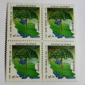 تمبر یادگاری مدل روز بیمه بسته 4 عددی