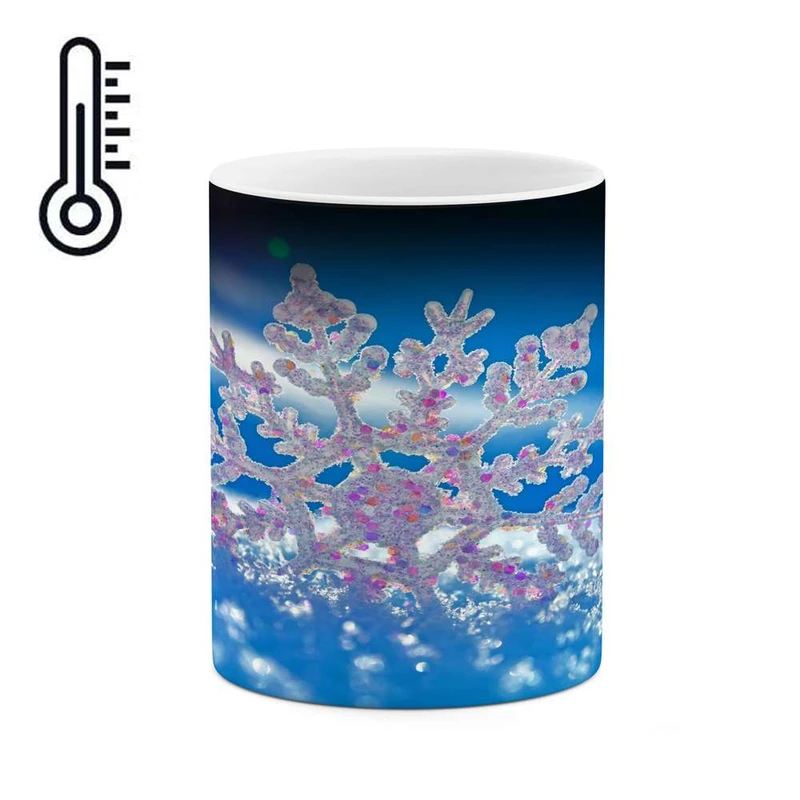 ماگ حرارتی کاکتی مدل منظره برفی کد mgh15064