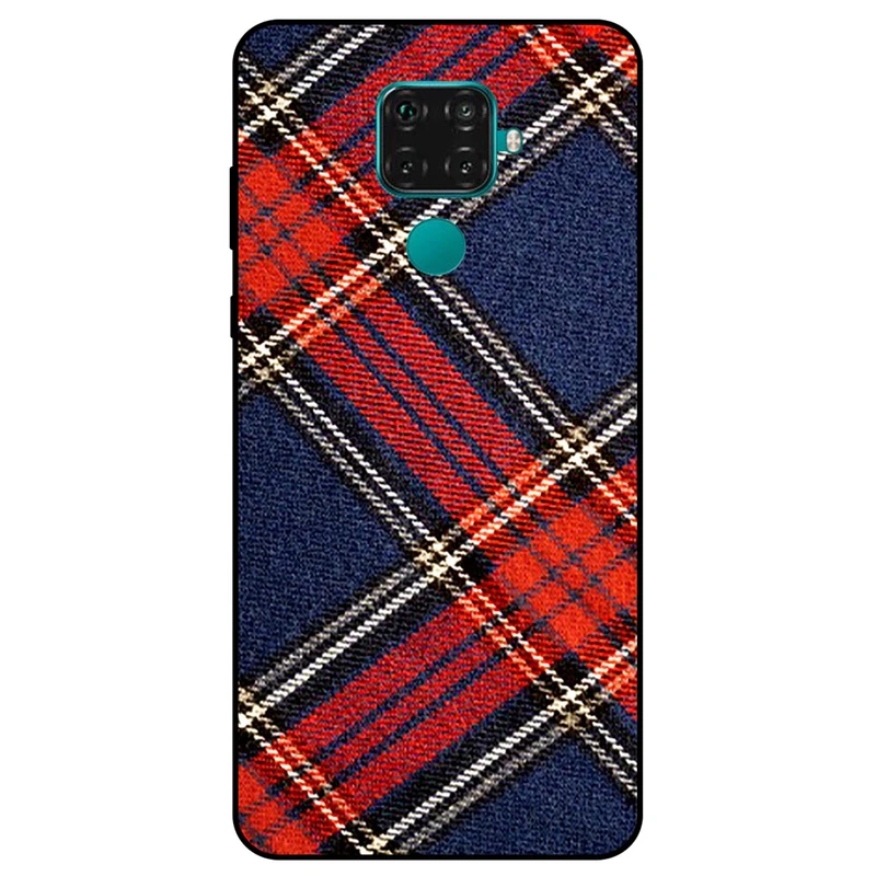 کاور مگافون طرح بافت مدل 8103 مناسب برای گوشی موبایل هوآوی Mate 30 Lite