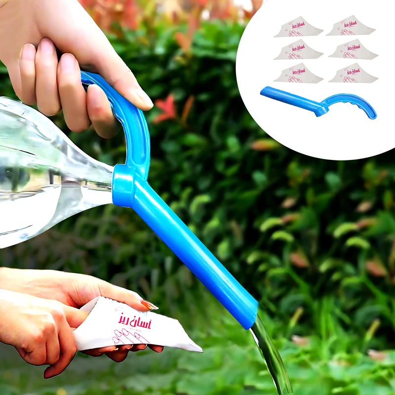 آفتابه مسافرتی مدل af23 به همراه ابزار توالت سفری بانوان بسته 6 عددی