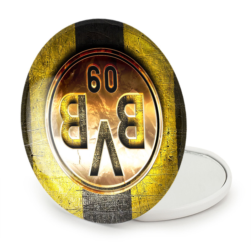 آینه جیبی خندالو طرح باشگاه دورتموند مدل تاشو کد 27447