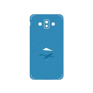 MAHOOT Minimal Paper Airplane Cover Sticker for Samsung Galaxy J7 Duo
