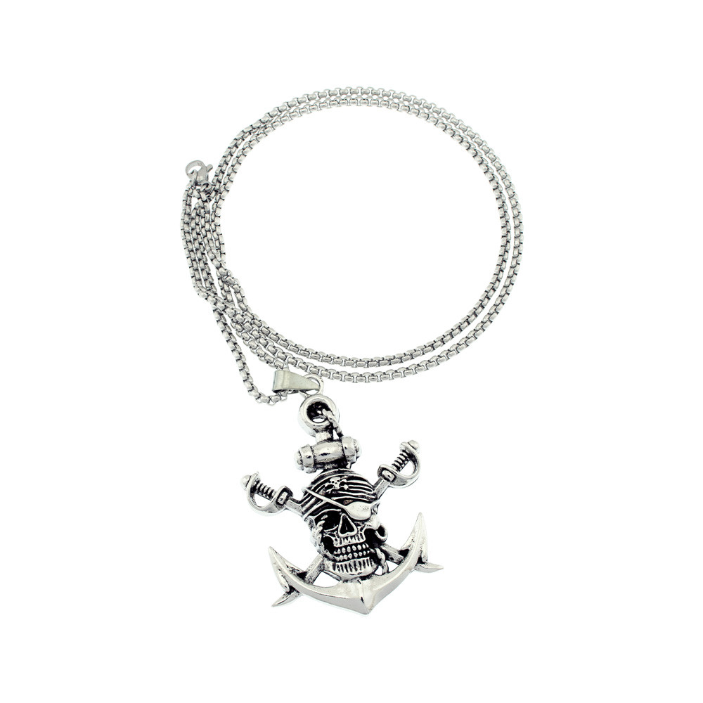 گردنبند مردانه برانت طرح دزدان دریایی کارائیب