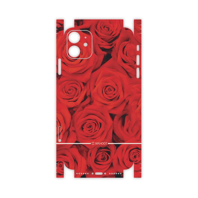 برچسب پوششی ماهوت مدل Red-Flower-FullSkin مناسب برای گوشی موبایل اپل iPhone 11