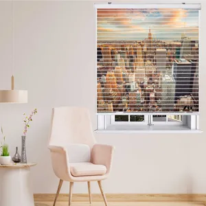 پرده زبرا زیو مدل C-2008 سایز 150x150 سانتی متر