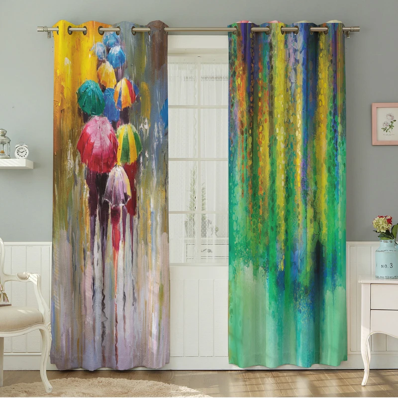 پرده نیروانا طرح مدرن  مدل هازان کد 8393 سایز 140×280 سانتی متر