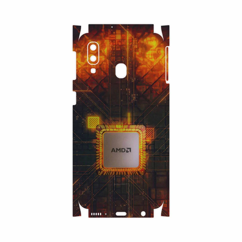 برچسب پوششی ماهوت مدل AMD Brand-FullSkin مناسب برای گوشی موبایل سامسونگ Galaxy A40