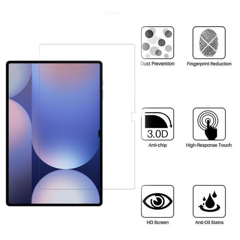 محافظ صفحه نمایش بوف مدل 5D مناسب برای تبلت سامسونگ Galaxy Tab S10 Ultra/ S9 Ultra/ S8 Ultra