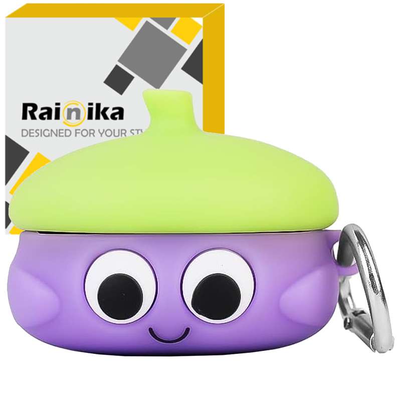 کاور رینیکا مدل Buds Eggplant مناسب برای کیس هدفون بی سیم سامسونگ Galaxy Buds Live / Buds Pro / buds 2 / buds 2 pro / Fe