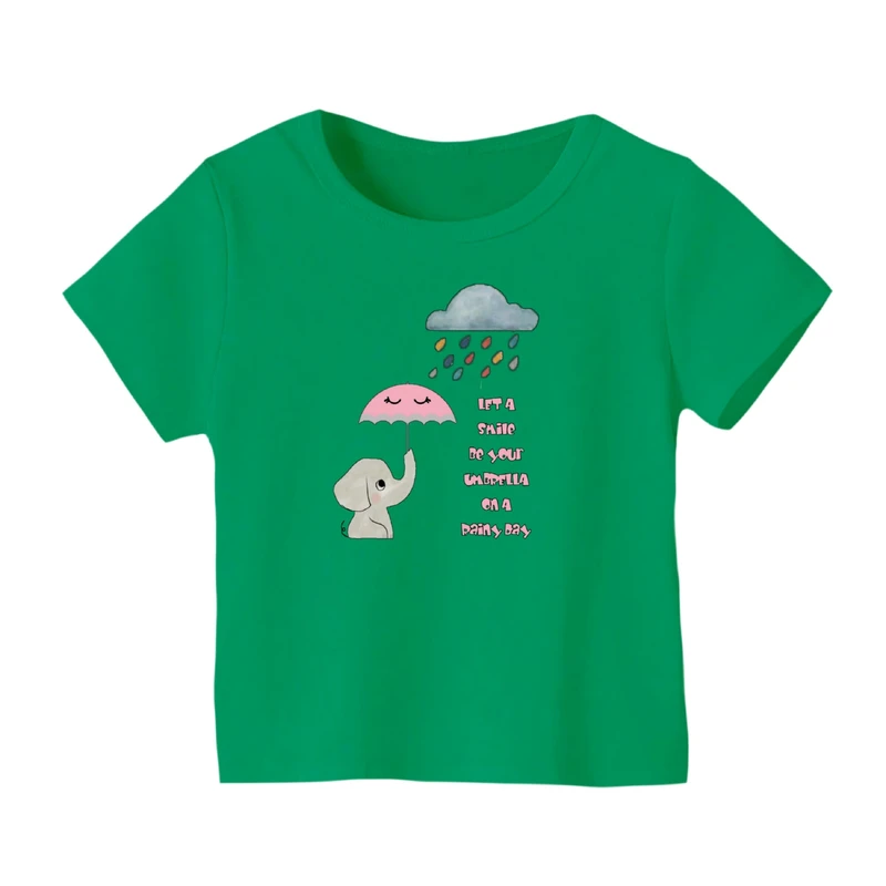 تی شرت آستین کوتاه بچگانه مدل فیل کد ۹