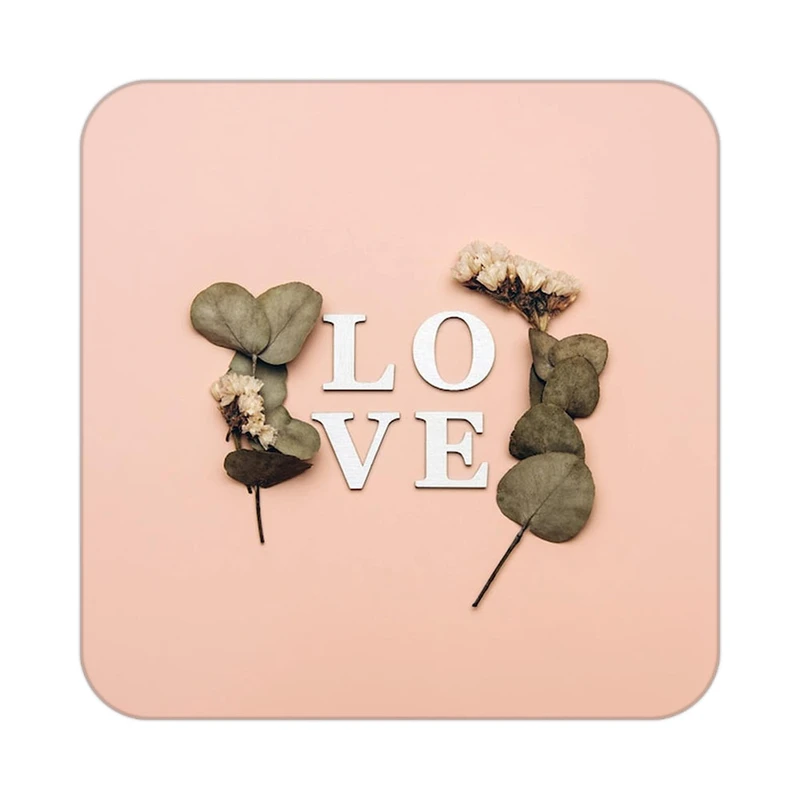 زیر لیوانی کاکتی طرح عاشقانه مدل mp37007