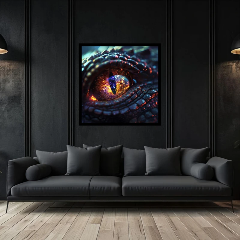 تابلو بکلیت طرح اکشن چشم اژدها مدل B-bu2939